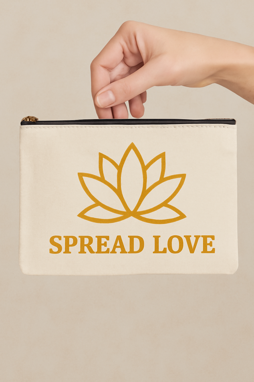 "SPREAD LOVE" Zip Pouch