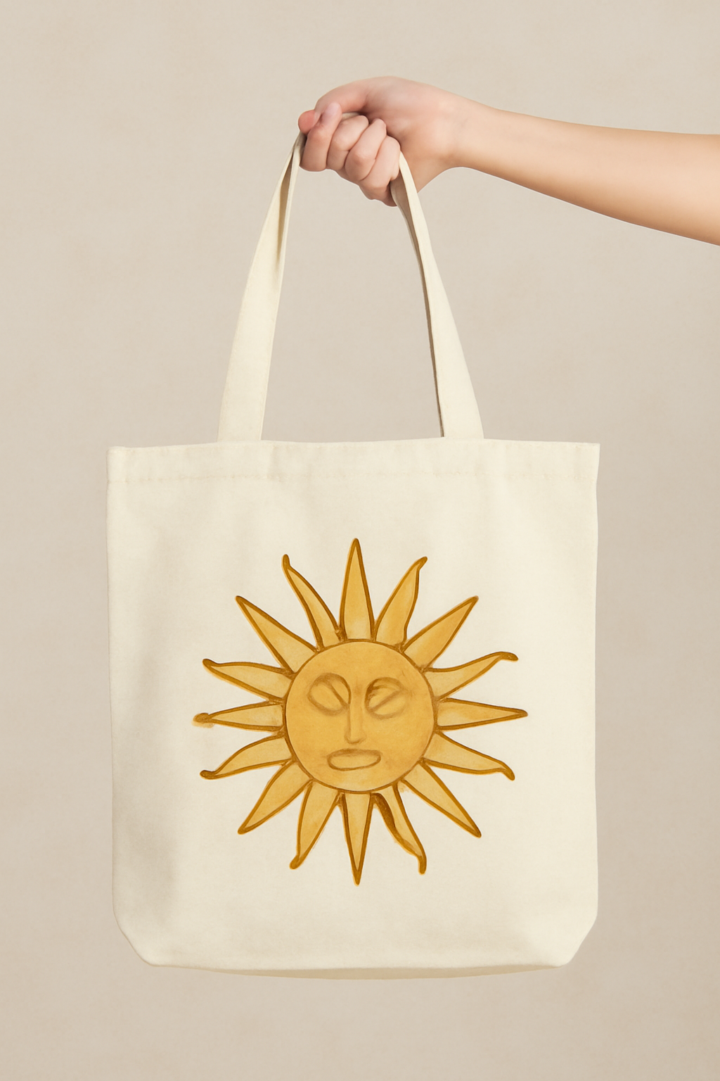 Sun Design Tote Bag