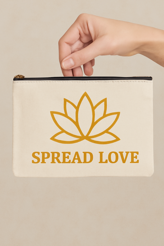 "SPREAD LOVE" Zip Pouch
