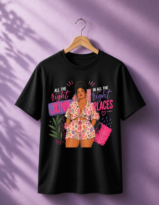 Body Positive T-Shirt for Women | Curvy Girl Graphic Tee | Self Love & Confidence Shirt