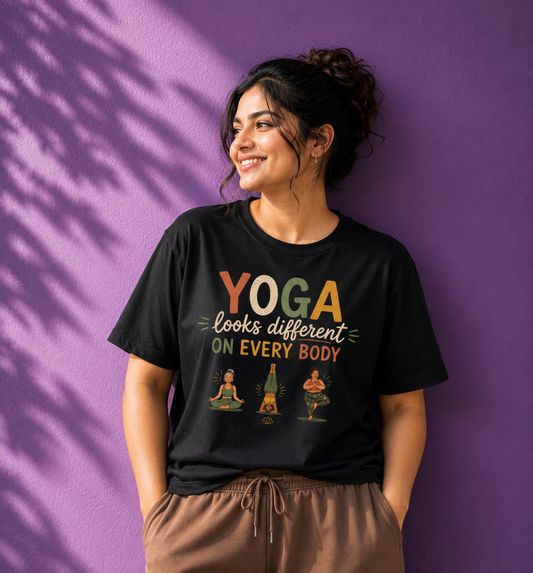 Yoga T-Shirt | Funny Yoga Shirt | Yoga Lover Gift | Yoga Teacher Gift | Yoga Apparel Unisex Basic T-Shirt